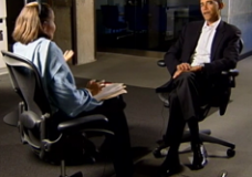 [Barack Obama interview with Liz Taylor]