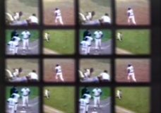 [Charlie Finley interview rough cut] – [1986 Old Timers’ Game]
