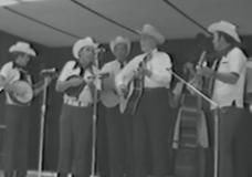 [Charlie Monroe, Charlie Moore, Mike Seeger, Cliff Carlisle at Renfro Valley Bluegrass Festival]
