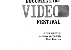 Global Village First Annual Documentary Video Festival Catalog (1975)
